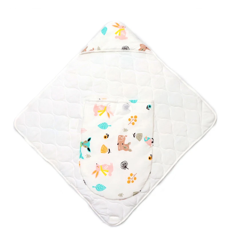 Newborn Sleeping Bag baby Wrap Swaddle blanket winter for stroller baby Infant Sleepsack cotton Printing YBC010