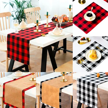 

Christmas Table Runner Merry Christmas Decorations for Home 2020 Navidad Noel Xmas Gift Cristmas Table Decor Happy New Year 2021