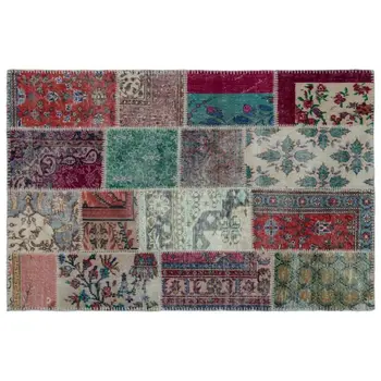

Handmade Natural Vintage Patchwork Area Rug 120x180 Cm-3'11''X5'11''
