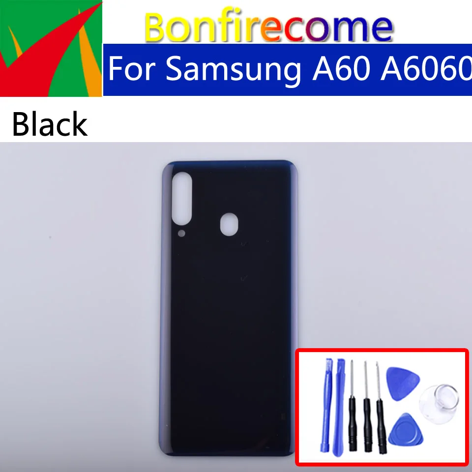 Для samsung Galaxy A60 A6060 SM-A6060 корпус крышка батареи задняя крышка чехол задняя дверь Шасси Корпус для A60
