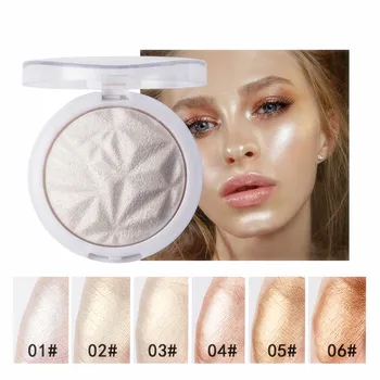 

4 Color Highlighter Facial Bronzers Palette Makeup Glow Face Contour Shimmer Powder Illuminator Highlight Cosmetics Bronzer