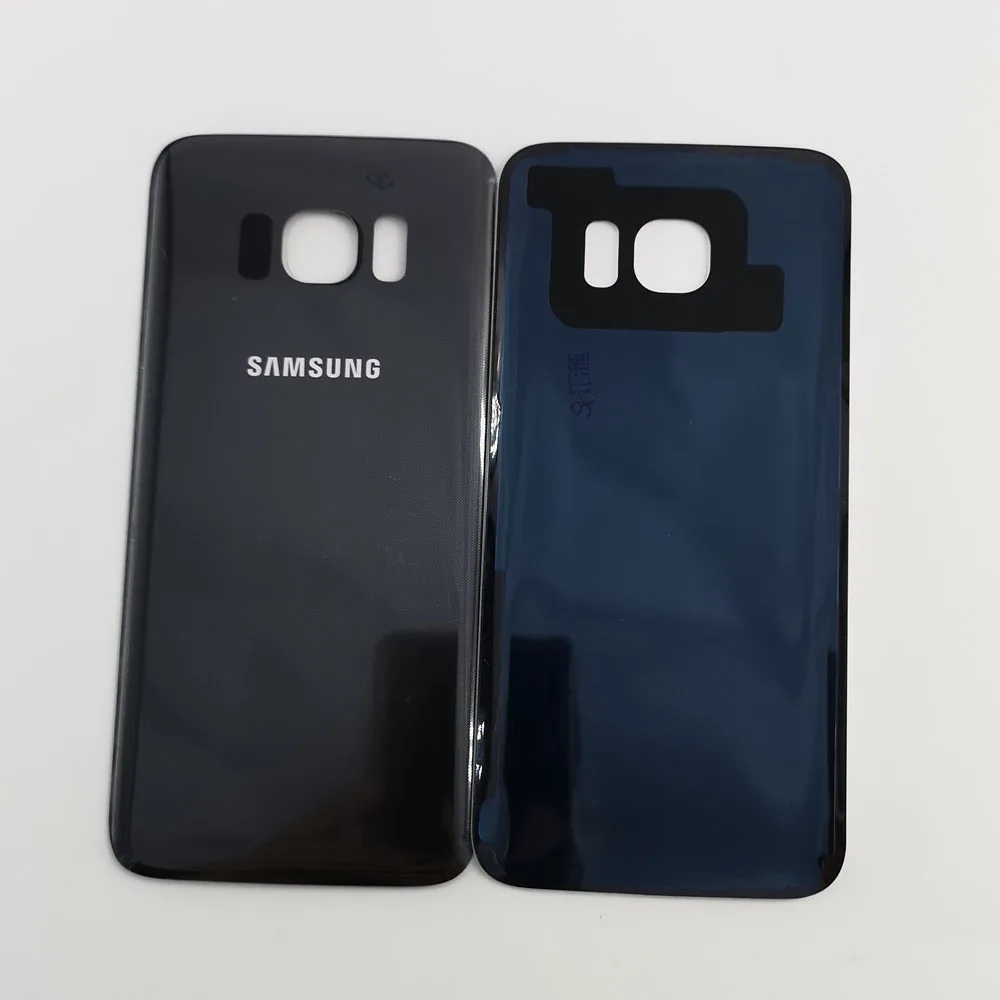 10 шт./лот S7 EDGE задняя крышка батарея чехол 3D стекло Корпус Крышка для SAMSUNG Galaxy S7 EDGE G935F задняя дверь+ клейкая наклейка