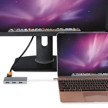 

7-In-1 Type-C Hub Adapter 3 USB Ports HDMI Output Charging Port SD/Micro SD Card Reader for MacBook PR Sale