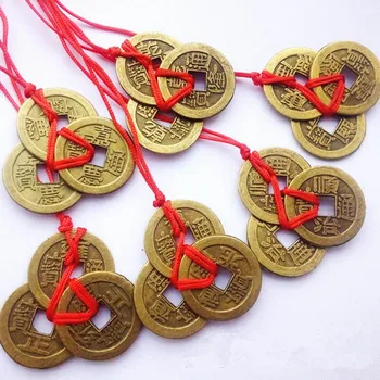 

1 Sets Of 3 Chinese Feng Shui Coins For Wealth And Success Lucky Oriental Emperor Qing Money