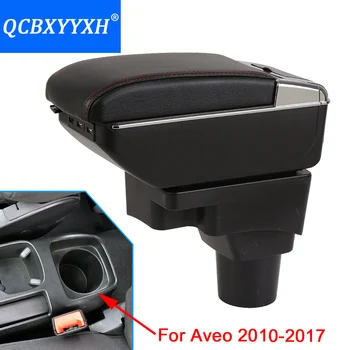

Car Armrest Box For Chevrolet Aveo 2010-2017 Central Store Content Box With Cup Holder Ashtray Interior Decoration Accessories