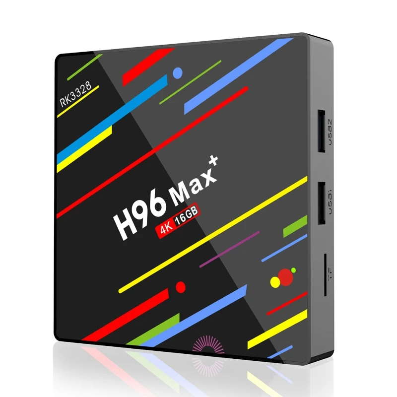 H96 max+ RK3328 Smart tv Box Android 9,0 4 ГБ 32 ГБ 64 Гб медиаплеер 4K Wifi телеприставка Netflix Youtube Facebook BT4.0 2GB16GB
