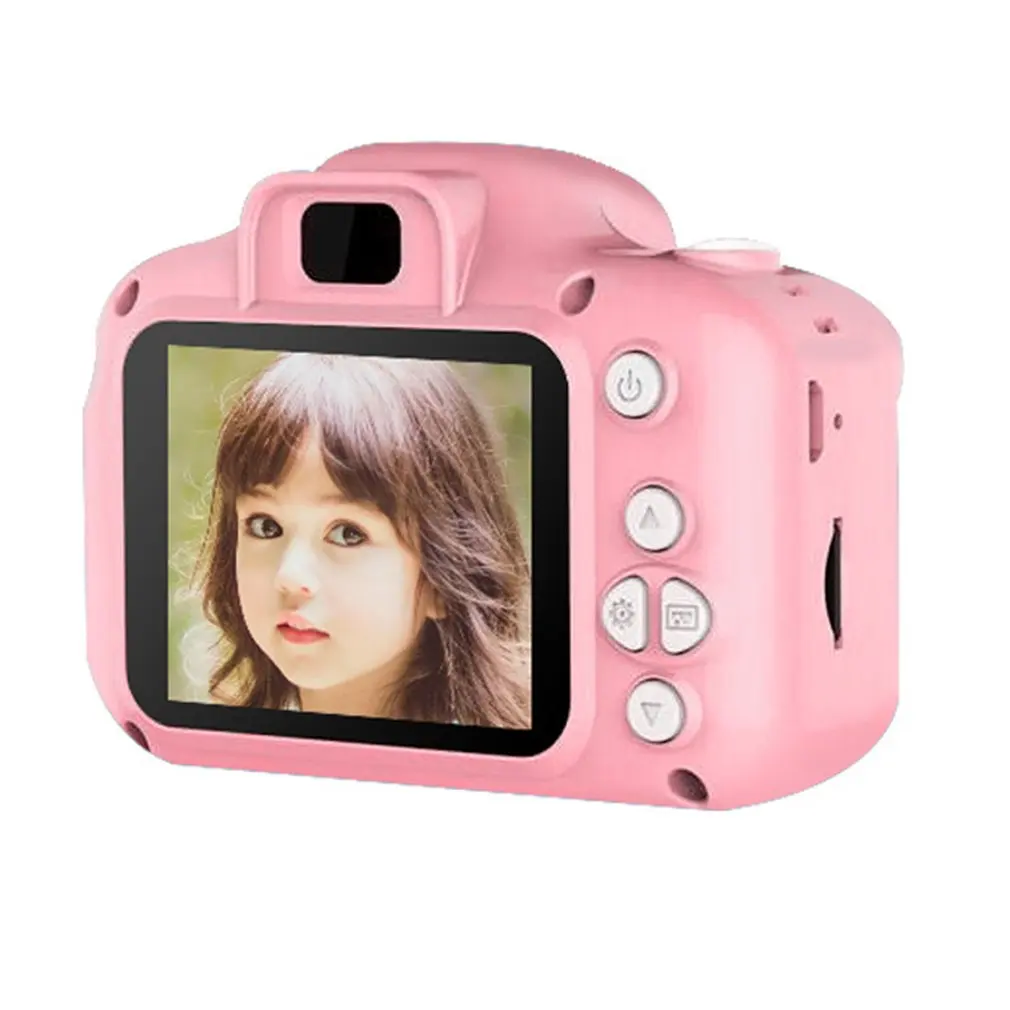 HD Screen Chargable Digital Mini Camera Kids Cartoon Cute Camera Toys Outdoor Photography Props for Child Birthday Gift