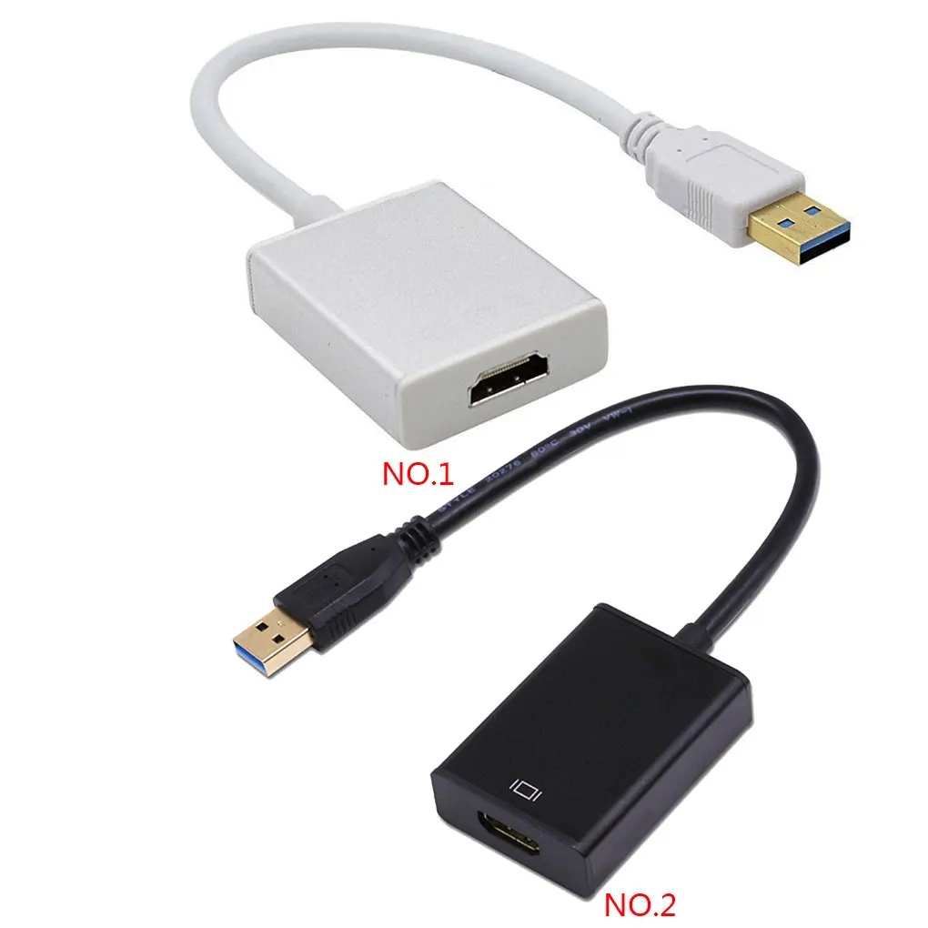 USB 3,0 к HD 1080P видео кабель адаптер для ПК ноутбука HDTV видео кабель из алюминиевого сплава конвертер