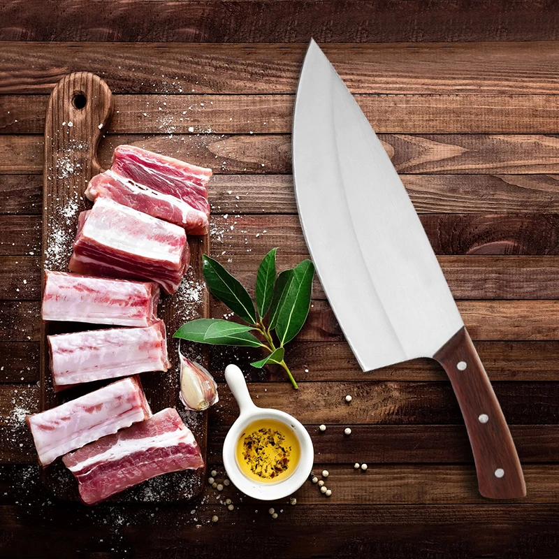 Нож мясника для свиней и овец бойный резец из нержавеющей стали кожуры филе