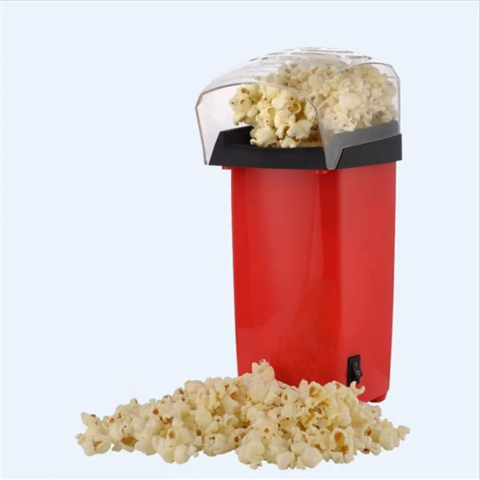 

SEAAN Electric Corn Popcorn Maker Household Automatic Mini Hot Air Popcorn Making Machine DIY Corn Popper Children Gift