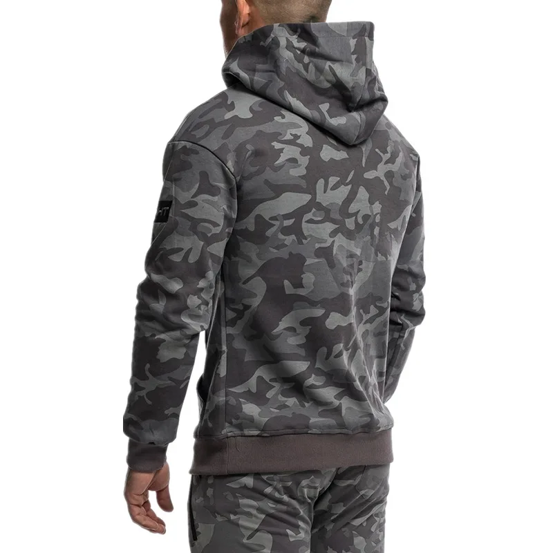 Уличное камуфляжное спортивное пальто военные куртки с капюшоном для мужчин с капюшоном куртка для бега Спортивная одежда для спортзала тренировки фитнеса Pollover для мужчин