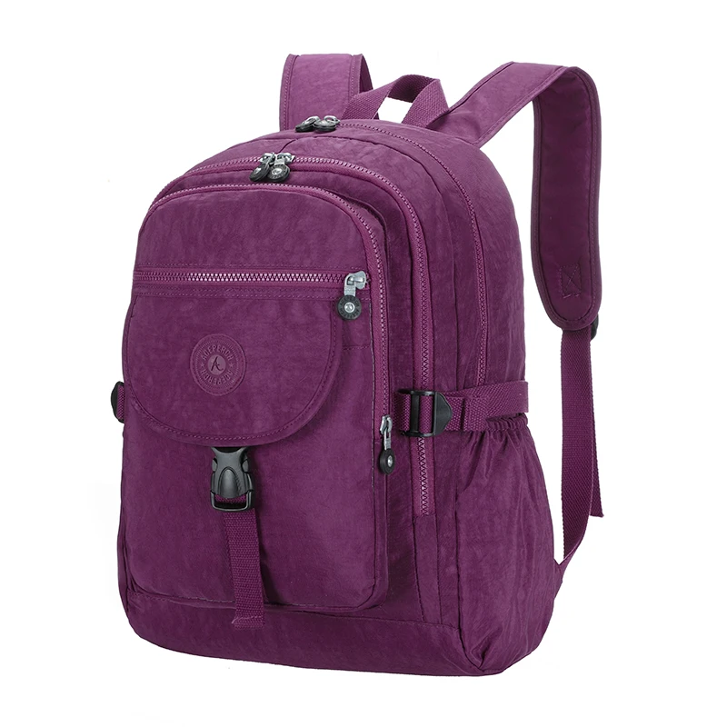 1pcs Purple ACEPERCH Повседневный водонепроницаемый нейлоновый рюкзак для женщин, рюкзаки для путешествий, женская школьная сумка для девочек-подростков, книга Mochilas - Цвет: 1pcs Purple