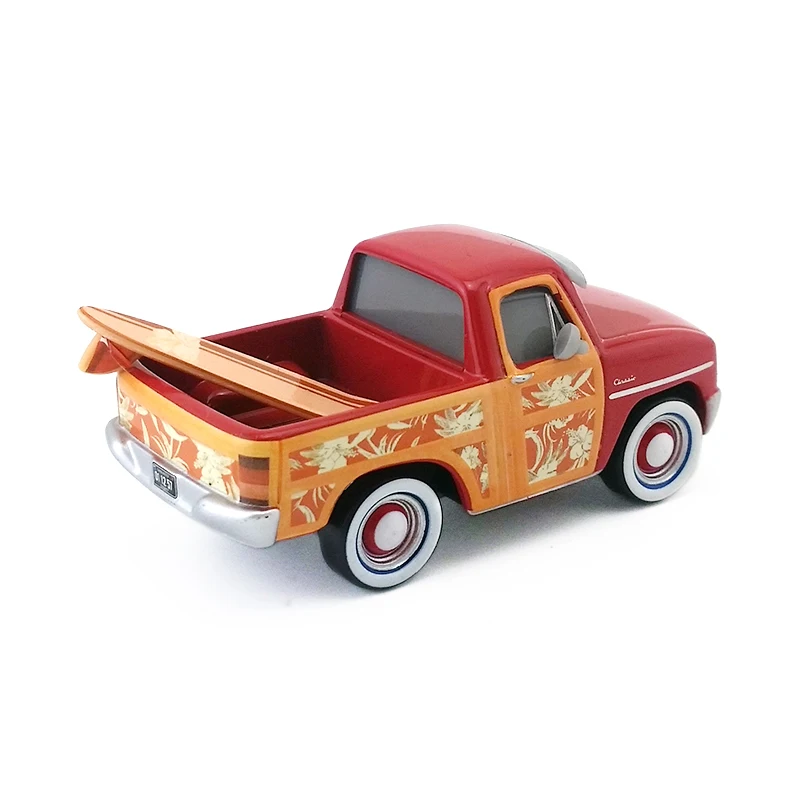 ディズニーピクサー車ジョン Lassetire 赤サーフィンサファリピックアップチュックレア 1 55 ダイキャストメタルおもちゃの車のモデルキッズ ギフト送料無料 ダイキャスト 車のオモチャ Aliexpress