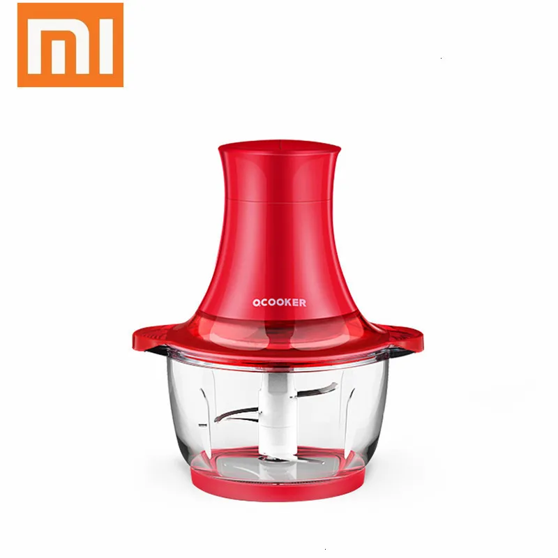 

XIAOMI MIJIA QCOOKER electric Meat Grinder for home Household kitchen Small safety meat slicer mincer cutter Efficient chopping