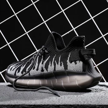 

Men Vulcanize Shoes Lace up Sneakers Flat Male 2020 New Casual Fashionable Shoes Comfortable Men Footwear Breathable Mesh Sport