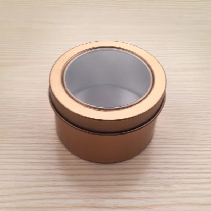 Gold Круглый подарок, Свадебная коробка для конфет, упаковка, ПВХ, жесть, флип часы, металлическая коробка, прямые продажи с фабрики - Цвет: Gold