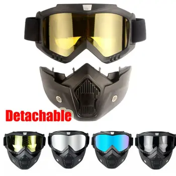 

Detachable Eye Protective Glasses Anti-Wind Dust Proof Safety Goggles with M ask