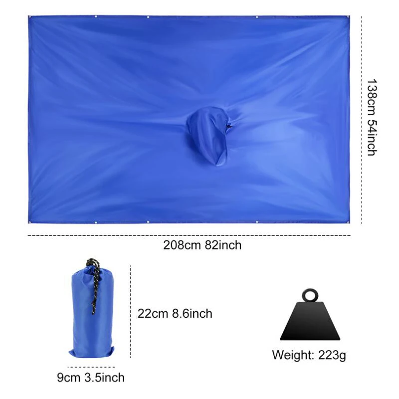 3 в 1 плащ-рюкзак дождевик капюшон для пешего туризма Велоспорт дождевик пончо водонепроницаемый тент для кемпинга коврик для палатки