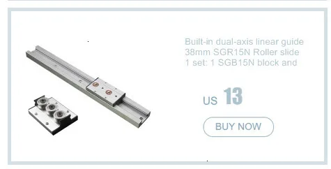 Built-in guia linear de eixo duplo 60mm