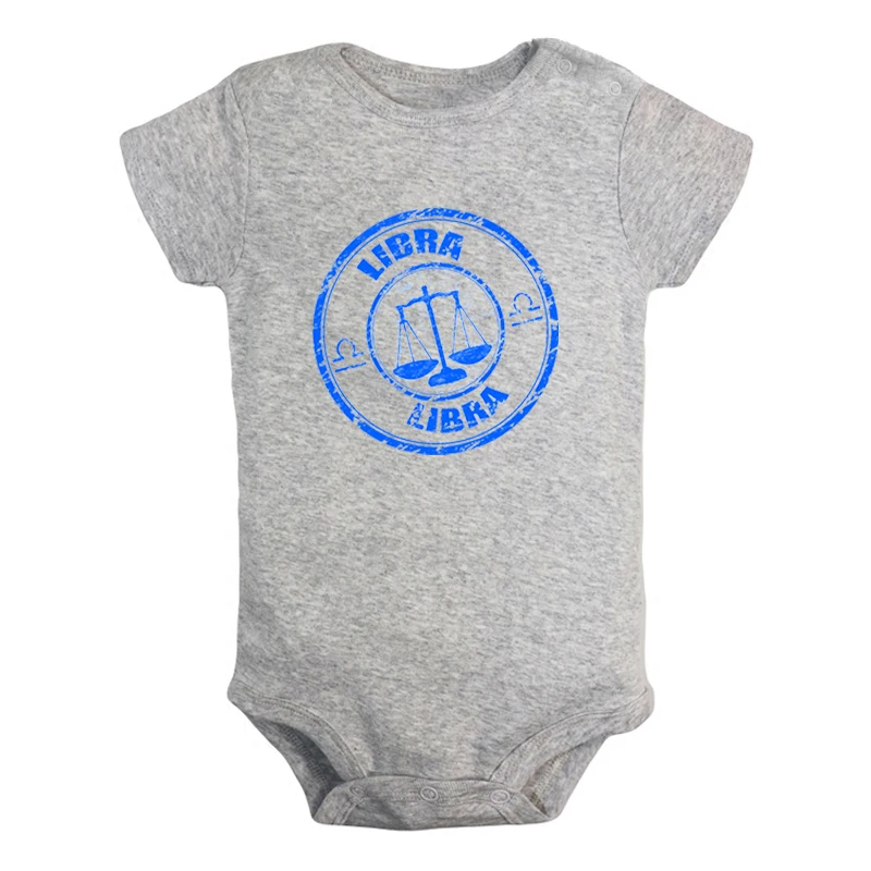 ieBodysuits2027G Libra Sagittarius Созвездие рыб, Одежда для новорожденных девочек и мальчиков, комбинезон с короткими рукавами, комбинезон, хлопок - Цвет: ieBodysuits2027G