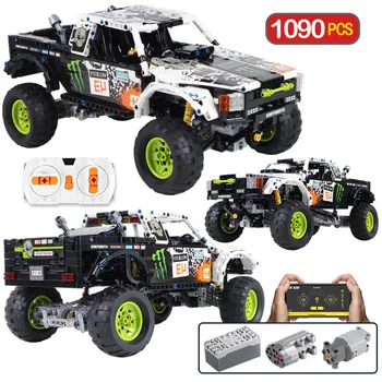 

1090Pcs City APP Remote Control SUV Vehicle Model Building Block Technic RC/non-RC Off Road Car Bricks Toys for boys