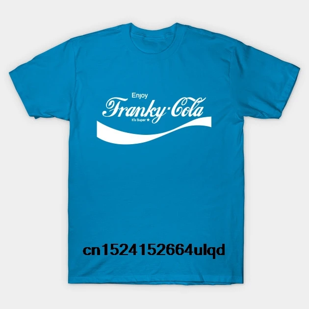 

100% Cotton O-neck Custom Printed Tshirt Men T shirt Franky Cola - One Piece Women T-Shirt
