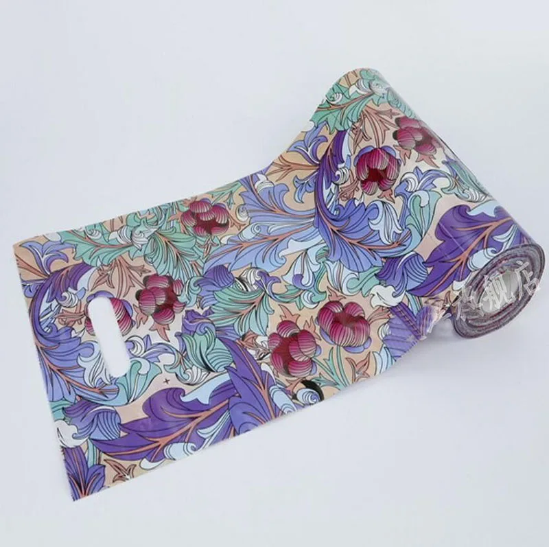

100 Pcs Pretty Flowers Design Gift Packaging Bag with Handle,Jewelry Packaging bag,Beauty Storage Bag free delivery