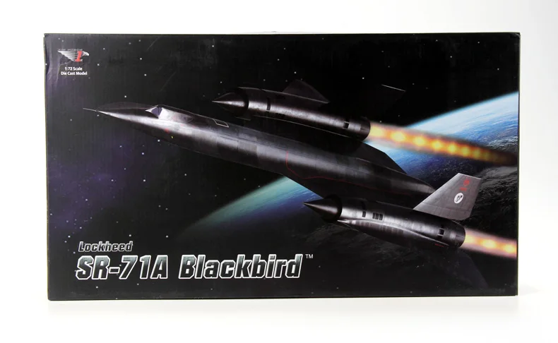 Коллекционная игрушка из сплава модель 1: 72 Масштаб SR-71A Blackbird Mili tary Fight er Air craft Diecast модель для мужчин подарок, украшение