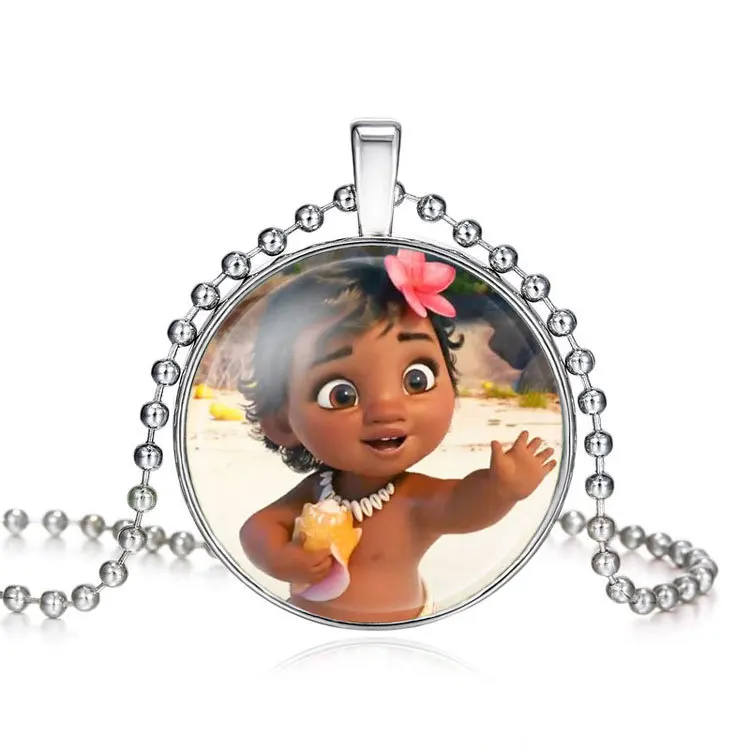 Disney из мультфильма «Холодное сердце», детское ожерелье, платье принцессы Софии, с бантом, для куклы аксессуары, платье для девочек, подарок на день рождения косметический Женский свитер ювелирные изделия - Цвет: 2