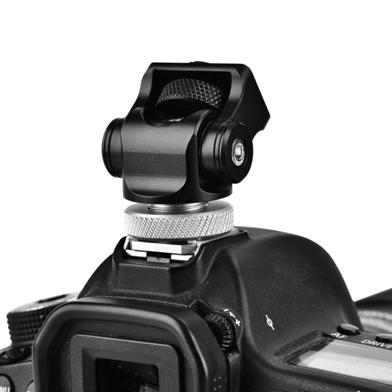Горячий башмак регулируемое крепление монитор вспышка адаптер микро-телефон кронштейн держатель для видеокамеры фотографии для Canon Nikon sony