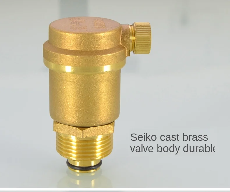 Latão válvula de escape automática, aquecimento e