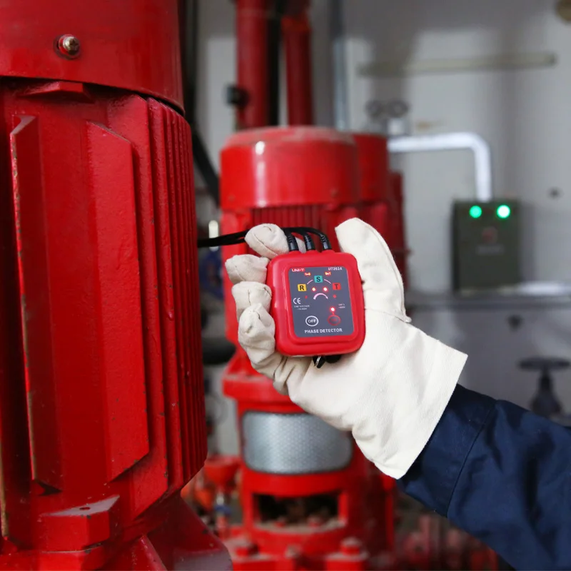 UNI-T UT262C UT262A Бесконтактный 3 фазовый детектор последовательности распознавания отсутствует решение тестер измеритель тока мультиметр зуммер