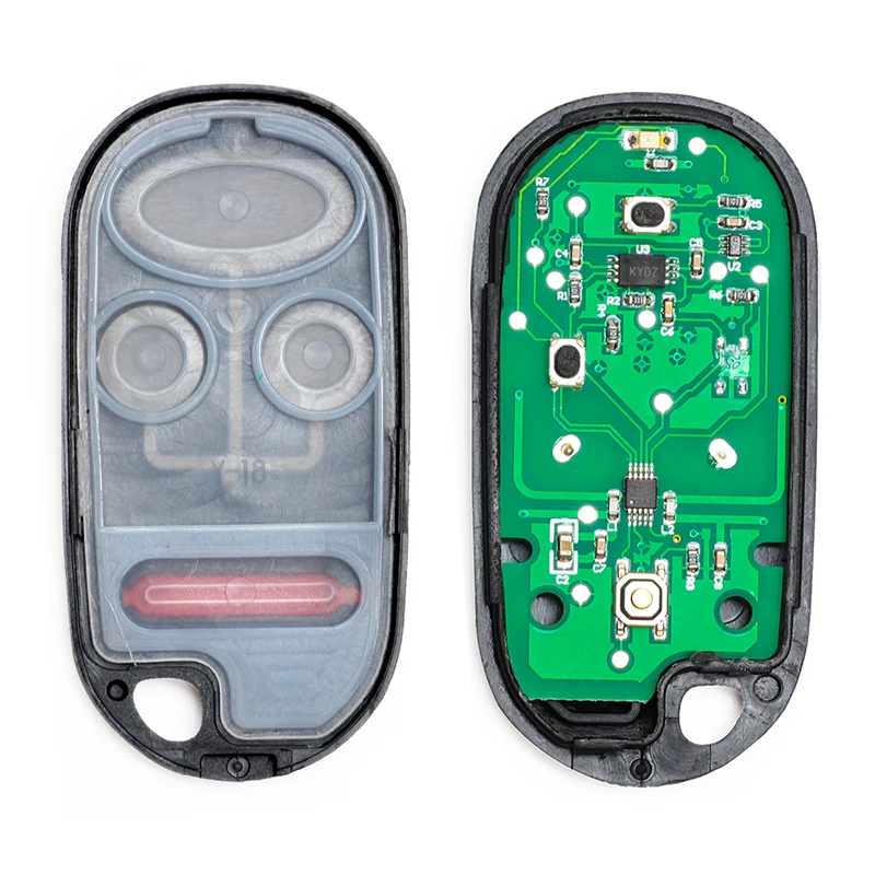 KEYECU удаленный Управление ключи для Honda Accord EX L 1998 1999 2000 2001 2002 Fob 3/4 кнопки 315 МГц FCC