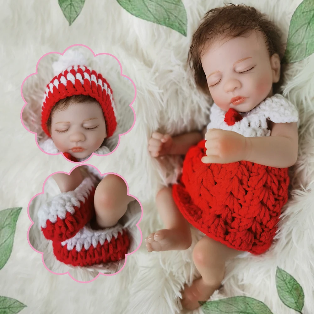 OtardDoll 10 дюймов Reborn baby doll 50 см полностью силиконовые куклы Reborn реалистичные Bonecas милые игрушки для подарка на день рождения