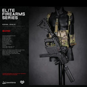 

1/6 Solider Accessory Tactical VECTOR Submachine Gun Set Toys Figure Firearms Model for 12 '' Figure