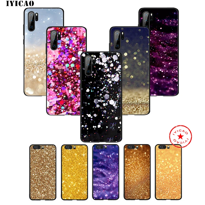 Sparkle Glitter sand scale Soft Black Case for Huawei Mate 30 Lite Pro Y9 Y7 Y6 Prime 2018 2019 Phone |