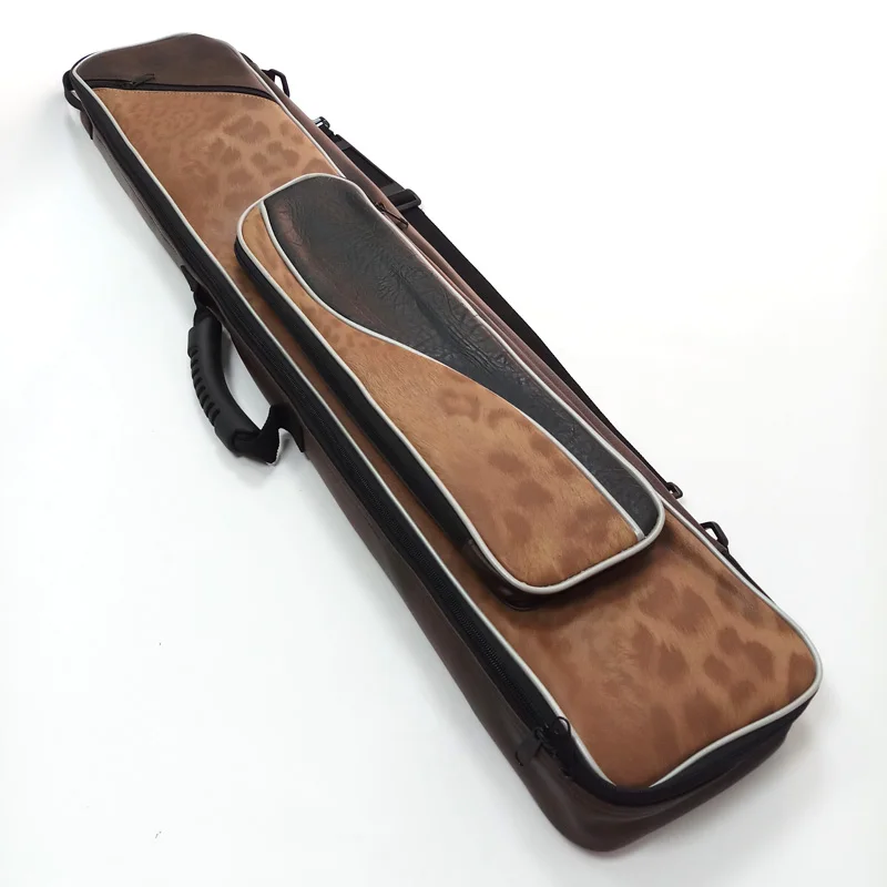 3B5S cue bag Xmlivet последний pu кожаный 8 отверстий бильярдный кий сумки высококачественный экономный 3B5S леопардовый дизайн чемоданчик для бильярдного кия бильярдные аксессуары - Цвет: 3B5S cue bag