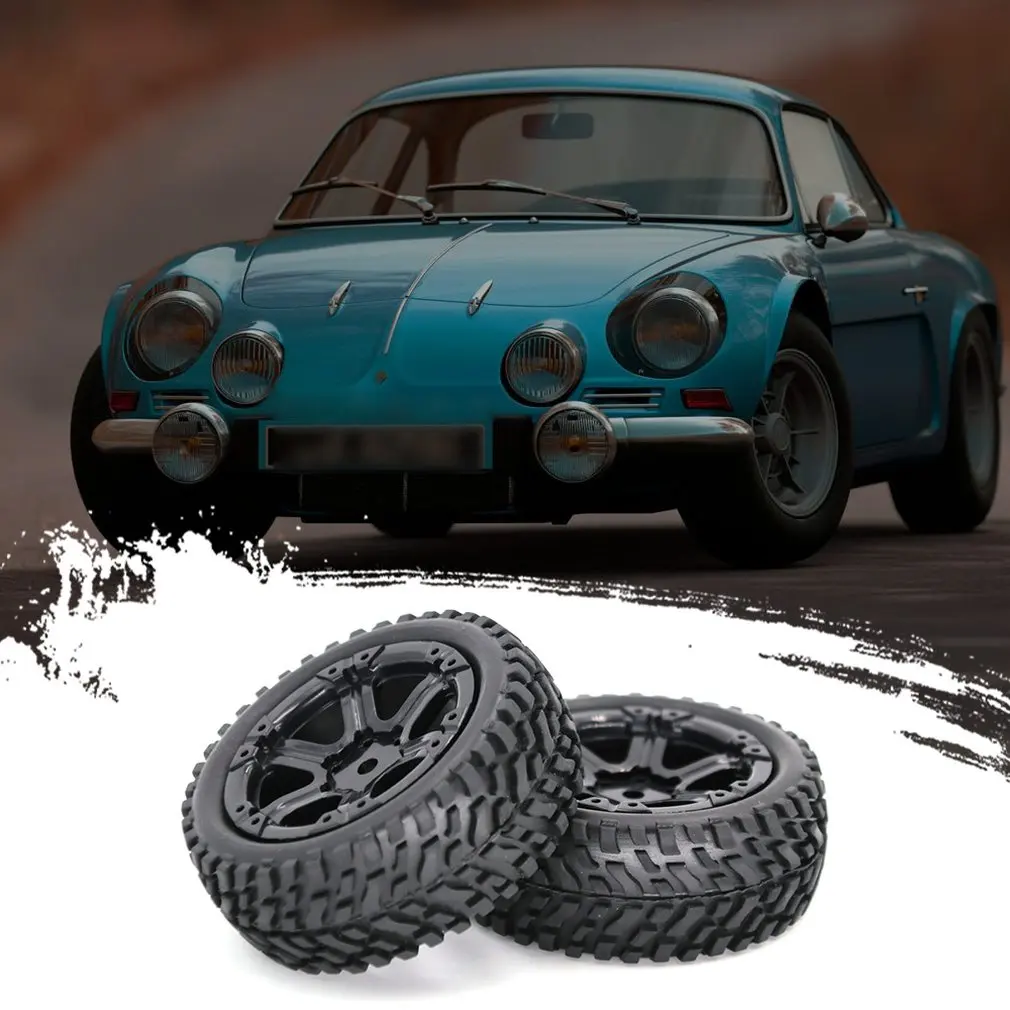 

2pcs 1/10 or 1/16 Medium Grain Drift RC On-road Car Tyre RubberTire Tyre 63/75/82mm for Universal RC Car Upgrade Accessories