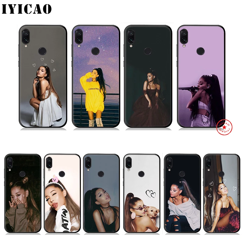 IYICAO Ariana Grande Soft Case for Xiaomi Redmi Note 8 7 6 5 Pro 5A 4X Back Silicone |