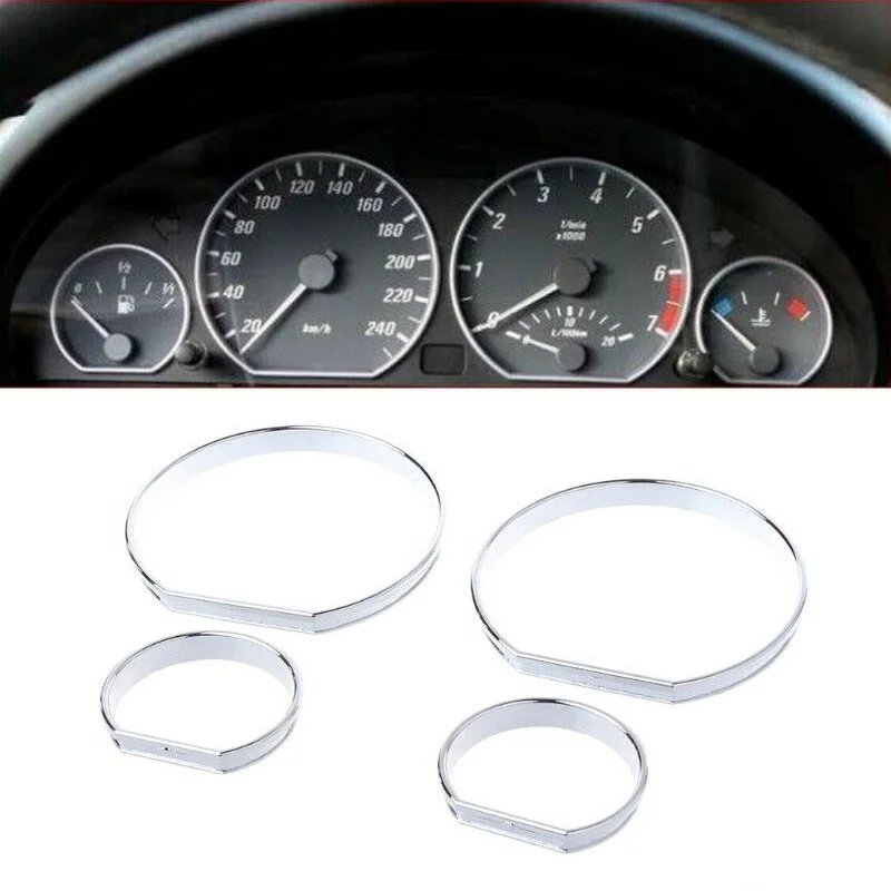 Аксессуары циферблат хромированный ободок M Tech для панели BMW E46 серии