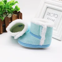 Newborn Toddler Warm Boots Winter First Walkers baby Girls Boys Shoes Soft Sole Fur Snow Booties for 0-18M Bebe Kids Snow Boots 4