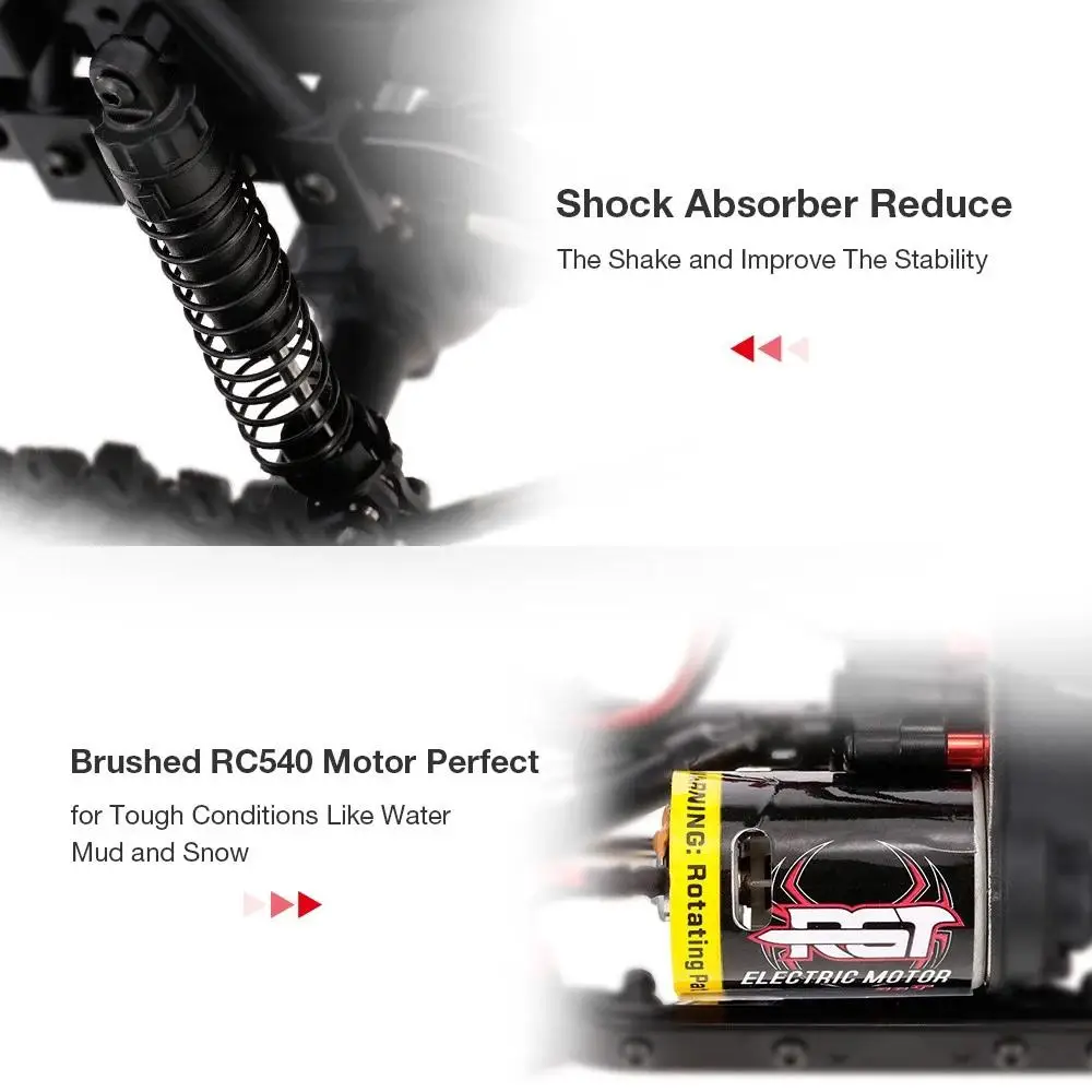 RCtown DIY Kit RGT 86100 1/10 2,4G 4WD RC Рок Гусеничный RC автомобиль внедорожник Грузовик новое поступление
