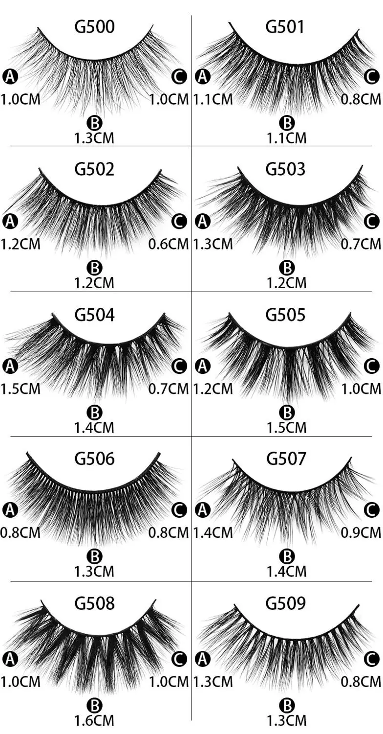 5Pairs 3D Mink Lashes Thick False Eyelashes Fluffy Wispy Crisscros Winged Tapered Eyelashes Handmade Makeup Extension Tools