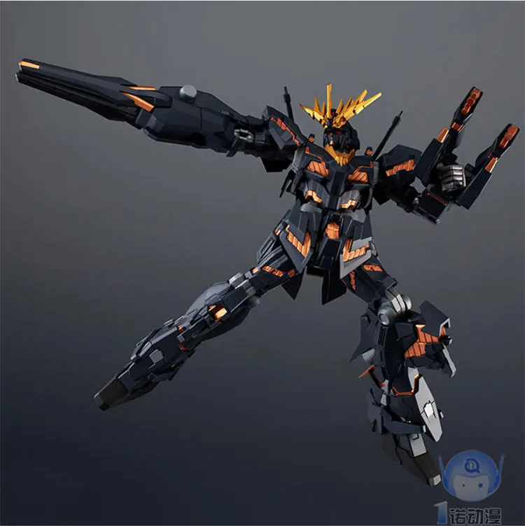 Bandai 57469 законченный Гундам Вселенная ГУ 05 Lost Banshee Единорог Гундам pvcassembing ModelHand кукла игрушка