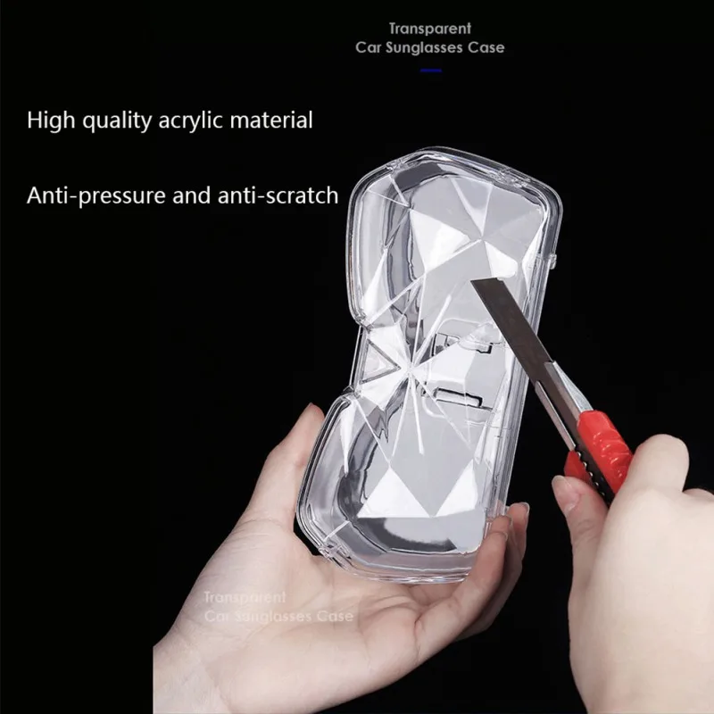 ONEWELL автомобильный футляр для солнечных очков очки кейс клетка коробка для хранения автомобиля солнцезащитный козырек держатель для очков