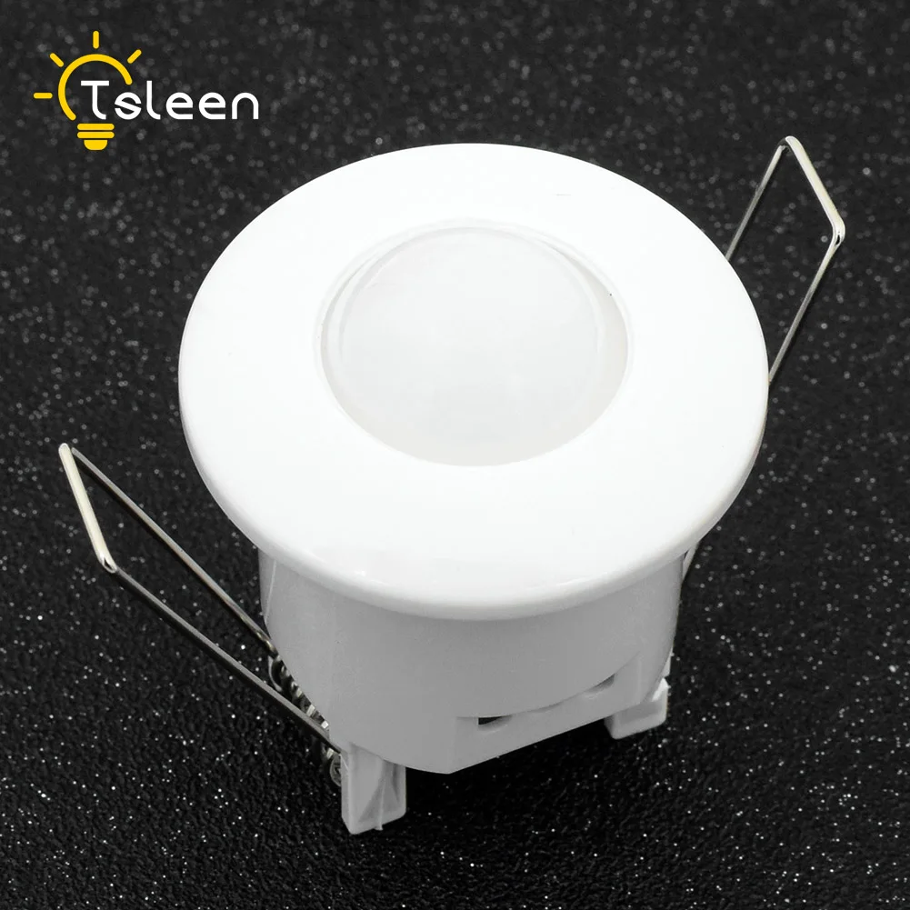 

AC 110V-240V PIR Infrared Motion Sensor Detector Ceiling Lamp Light Switch 6m Range 360 Degree Detection Time Delay Adjustable