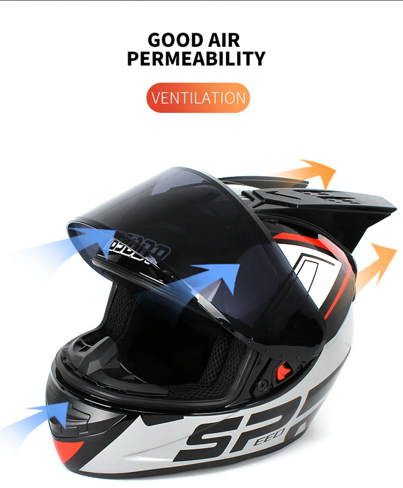 hot new Motorcycle Helmet biker Helmet off road motorbike full face moto cross helmet MTB DH racing helmetcapacetes route Casque