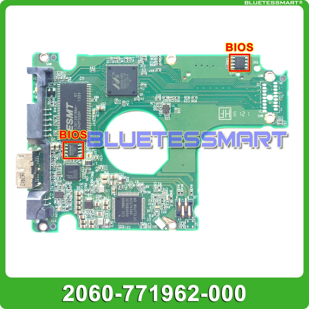 

HDD PCB logic board 2060-771962-000 REV A/P1 for WD 2.5 inch USB 3.0 hard drive repair data recovery WD5000LPVT