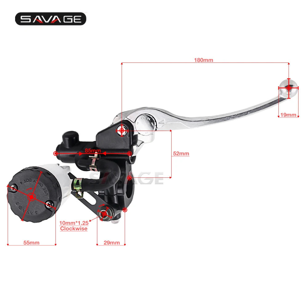 Главный тормозной цилиндр тормозной рычаг для SUZUKI GSX-R 125 150 250 400R 600 750 SV650/S/X SFV 650 Gladius аксессуары для мотоциклов