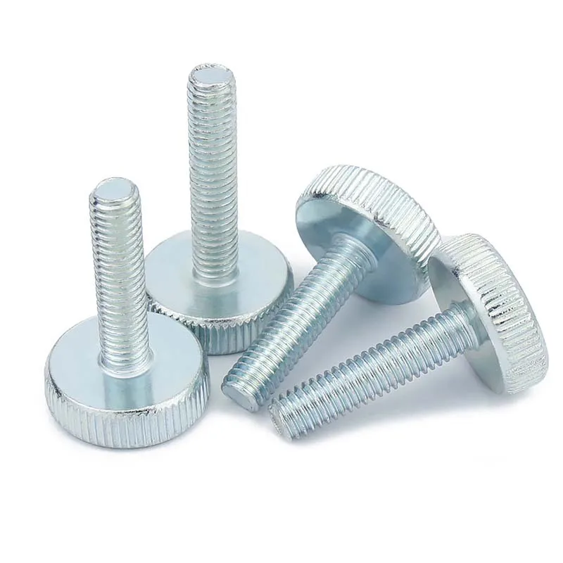 Premium Knurl Flat Head Hand Tighten Thumb Screws - Toolless Adjustment